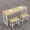 Bàn sinh viên bền bỉ sản xuất đồ nội thất đôi bộ bàn ghế nghệ thuật bàn ghế để thảo luận dày lên bàn đào tạo đơn giản - Nội thất giảng dạy tại trường