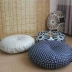 Rửa được tròn futon đệm sàn tatami cửa sổ khoang tàu đệm ghế vải đệm dày tăng - Ghế đệm / đệm Sofa