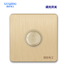 Диммер 无极调光开关面板86型无极旋钮可调光床头大功率灯光亮度调节器