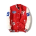 Đồng phục bóng chày chặn màu MLBNY chính hãng dành cho nữ giới mùa xuân và mùa thu 2020 cặp đôi mặc áo khoác thêu áo khoác nam mỏng áo khoác ngắn mỏng