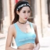 Thể thao Hàn Quốc đồ lót nữ sốc-thu chạy nhanh khô vest áo ngực yoga tập thể dục áo ngực thư không có vòng thép áo gym Đồ lót thể thao