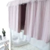 Sinh viên câu cá nhỏ ký túc xá rèm cửa hàng rèm cửa in rèm dưới Hàn Quốc rắn màu tích hợp giường rỗng - Bed Skirts & Valances