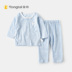 Tong Taichun mùa hè bé đồ lót bộ người đàn ông và phụ nữ bé 3-18 tháng bông áo quần hai mảnh phù hợp với áo giữ nhiệt bé gái Quần áo lót