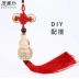 Dây đan Trung Quốc thứ 5 6 dây 7 dây đỏ DIY dây dệt tay dây dệt vòng tay dây chuyền dây chuyền - Vòng đeo tay Clasp đá moonstone Vòng đeo tay Clasp
