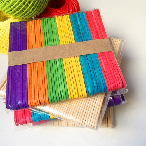 Детский сад ручной работы материал DIY Цвет мороженого палочки эскимо флак