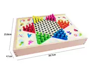 Trẻ em đa chức năng trò chơi cờ vua cờ vua nhảy cờ kiểm tra backgammon tương tác phụ huynh-trẻ em cờ vua giáo dục