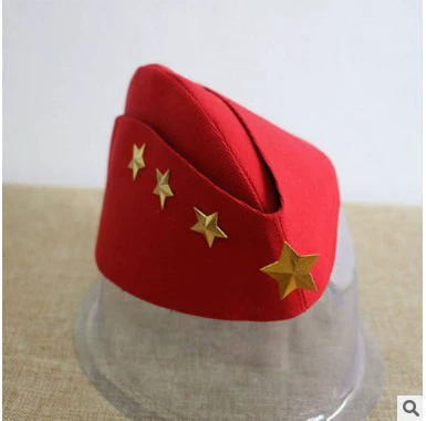 Вода -солдат танцевальная шляпа русский корабль ботальная шляпа Plaza Dance Performance Performance Hat Hat Hat Winter Winter Scoop шляпа