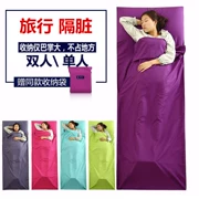 Du lịch khách sạn bẩn túi ngủ đôi duy nhất di động ngoài trời hàng hóa du lịch khách sạn khăn trải giường quilt túi ngủ