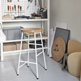 Nordic Cornet Bar Stool Iron Gallwood Bill Bar Bar Bar Стул INSERISH NET Красная передняя скамья просто