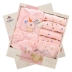 Quần áo cotton mùa thu và mùa đông dày với hộp quà cho bé sơ sinh cho nam và nữ