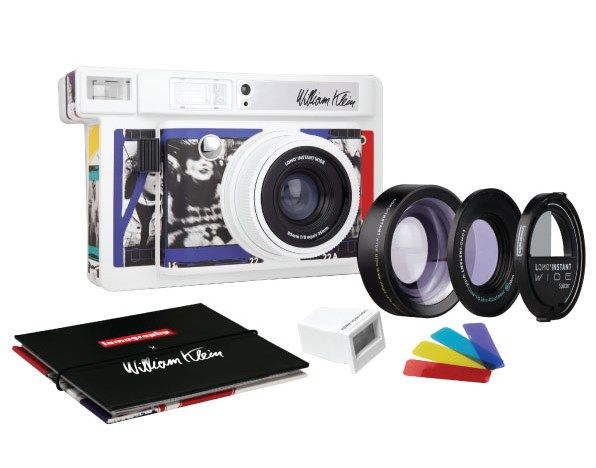 LOMOINSTANT 와이드 와이드 포맷 즉석 카메라 일회용 이미징 5인치 인화지 레트로 세트-