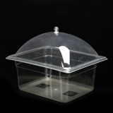 Акриловые номера горшки с горячей горячей горячей коробкой супермаркет продукты холодные блюдо соус коробчатая коробка шкаф