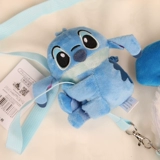 Плюшевый школьный рюкзак, подвеска на липучке, кукла, монеты