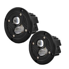 Внедорожные огни 越野车led射灯黄白双光激光炮3寸圆形内嵌式雾灯加装a主灯前杠灯