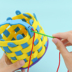 Rõ ràng không dệt dệt giỏ mẫu giáo sáng tạo nguyên liệu handmade tự làm gói sản xuất của trẻ em giỏ vải đồ chơi Handmade / Creative DIY