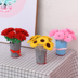 Rõ ràng sáng tạo diy handmade cẩm chướng vải nhờ vào hoa trong chậu trẻ em của giáo dục vật liệu gói đồ chơi Handmade / Creative DIY