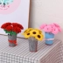 Rõ ràng sáng tạo diy handmade cẩm chướng vải nhờ vào hoa trong chậu trẻ em của giáo dục vật liệu gói đồ chơi