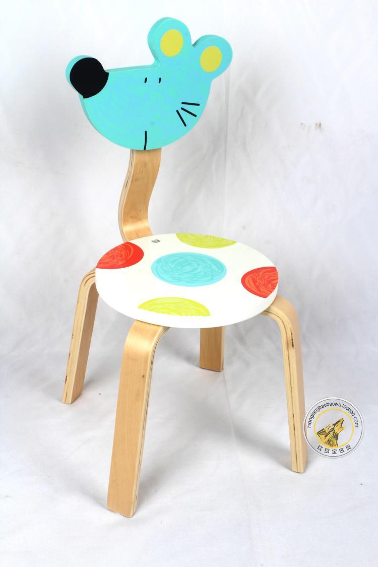 Детские стулья деревянные цветные