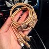 Champagne color diamond one drag three data cables