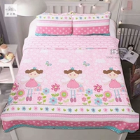 Các phim hoạt hình mới twill quilting được bao phủ bởi một hai mảnh điều hòa không khí của một đứa trẻ cotton 1.2 m giường bìa duy nhất mảnh mùa hè mát mẻ bìa ra giường cotton