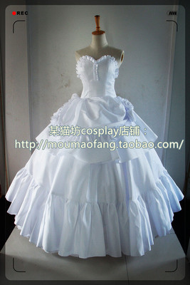taobao agent Louis flower marry wedding dress COS/cosplay clothing female zero women's fed wedding dress anime