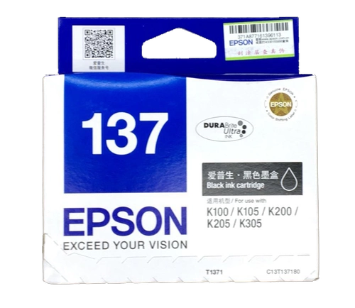 Epson, оригинальный черный совместимый картридж, принтер, T1371