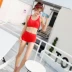 Sexy áo tắm nữ chia boxer bikini ba mảnh giảm béo bụng kem chống nắng áo Hàn Quốc hot swimsuit phụ nữ