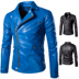 Mùa thu và mùa đông da nam slim pu leather jacket Trung Quốc đầu máy phù hợp với air force chuyến bay phù hợp với kích thước lớn áo khoác thủy triều hiển thị áo ấm nam Quần áo lông thú