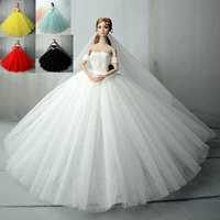30CM váy búp bê 6 điểm bé trái tim phù hợp với váy cưới cô gái đồ chơi ngày lễ quà tặng cổ tích - Búp bê / Phụ kiện búp bê phụ kiện giá tốt