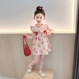 Кролик, летнее ципао, ретро модное ханьфу для девочек, платье