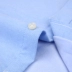 Áo sơ mi nam mùa đông ấm áp cộng với nhung dày trung niên oxford mặc áo công sở màu xanh giản dị