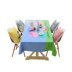 Trẻ em phim hoạt hình của bàn vải khăn trải bàn dễ thương màu hồng lợn peggy mẫu giáo vải khăn trải bàn khăn trải bàn khăn trải bàn vintage Khăn trải bàn