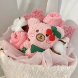 Плюшевая кукла, кролик, милая игрушка на день Святого Валентина, популярно в интернете, букет, с медвежатами, подарок на день рождения