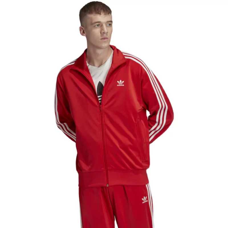 Трековая куртка adidas FM3811, мужская с трёхлистником и застёжкой-молнией