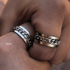 Кольцо 钛钢戒指男旋转 士ins女潮开啤酒瓶盖神器指环时尚个性氚气冷淡风