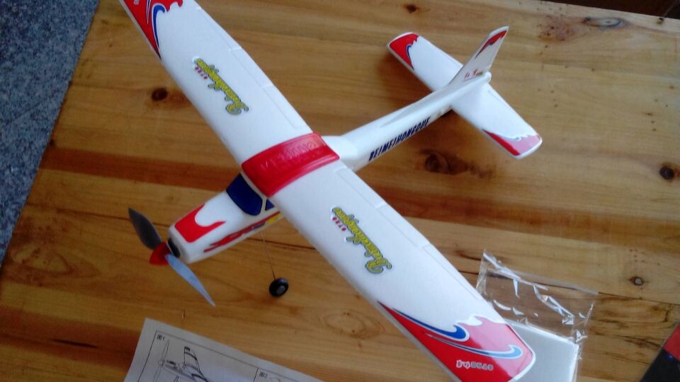 红雀橡筋动力航模飞机 全国航模赛专用拼装模型益智玩具 手工制作