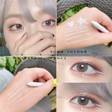 Матовый белый карандаш для глаз, водонепроницаемый лайнер, хайлайтер, не растекается, косплей