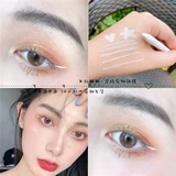 Матовый белый карандаш для глаз, водонепроницаемый лайнер, хайлайтер, не растекается, косплей