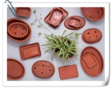 Прямоугольный пластиковый цветочный горшок