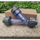 [Толстая стена] синий прозрачный трубопровод тип пластиковый y -тип фильтра UPVC Filent Filter Flane