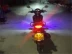 Honda bóng x150 ma thần của warcraft xe gắn máy tái trang bị ống kính ánh sáng kép xenon đèn pha lắp ráp thiên thần ma quỷ mắt