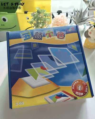 Интеллектуальная игрушка, трехмерная геометрическая логическая головоломка, интеллектуальная настольная игра, раннее развитие, шесть цветов