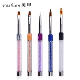 Ручки для рисования для маникюра для создания градиентных переходов, окрашенная маникюрная кисть, лайнер для создания линий, градиент, для закрепления геля на ногтях