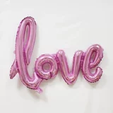 Алюминиевый фильм Connective Love Balloon Ball Ball Balloon Ball Ball Wedding Wedding Brais Baid Baid День рождения декоративный воздушный шар