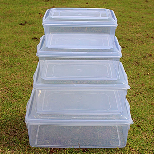 Пластиковая коробка для хранения, прямоугольная кухня
