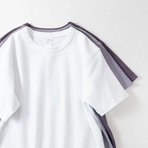 Хлопковая шерстяная базовая футболка для влюбленных