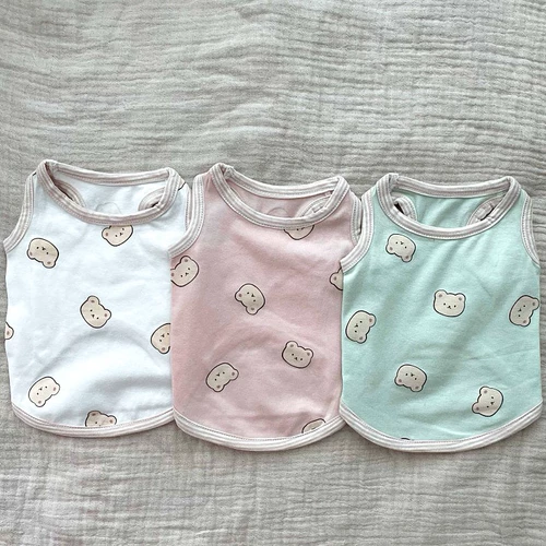 Летние тонкие виппис, маленькая собака Тедди Панда Мацука Летняя Скумин Одежда для домашних животных