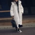 Chống mùa đặc biệt bán hàng 2018 Hàn Quốc phiên bản của đội mũ trùm đầu dày xuống áo khoác lỏng mỏng sinh viên bánh mì pad áo phao siêu nhẹ nữ Bông