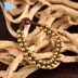 Thái Lan Pure Copper Ocean Star Bracelet Ink Bell Bracelet Bracelet Tính năng Hand Hand Handmade Dân tộc Gió Vòng chân cá tính Sáng tạo - Vòng chân vòng chân cho nữ Vòng chân