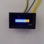 Hongri điện tử xe máy sửa đổi dụng cụ điều chỉnh LED đo nhiên liệu hiển thị màu xanh với vỏ 12 V - Power Meter mặt đồng hồ xe wave 110